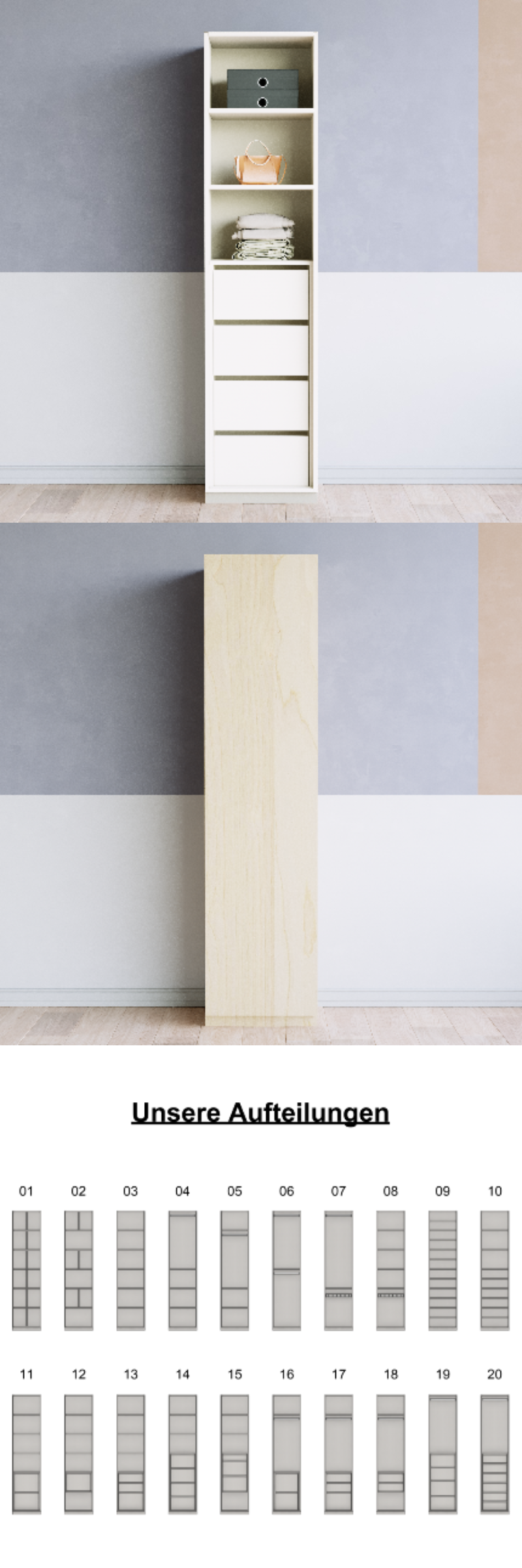 Kleiderschrank (K) - Prices from 1500.00 to 1599.00