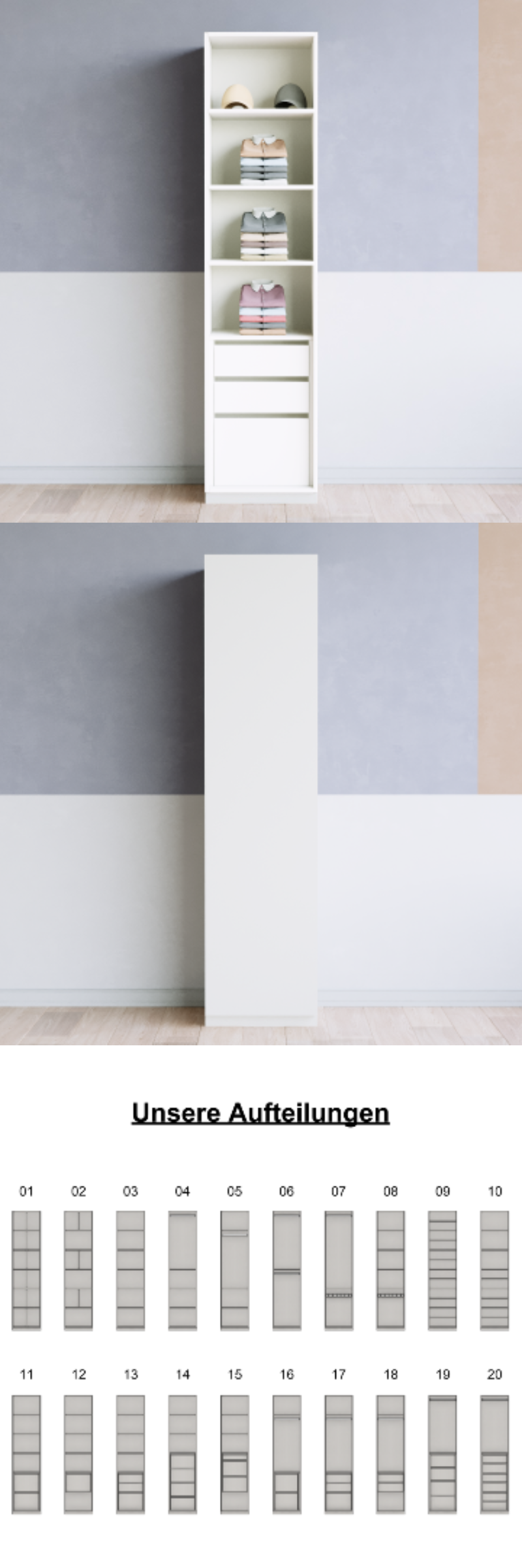 Kleiderschrank (K) - Prices from 1400.00 to 1499.00