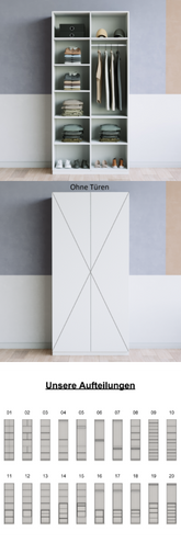 Kleiderschrank (K+K) - Prices from 500.00 to 599.00