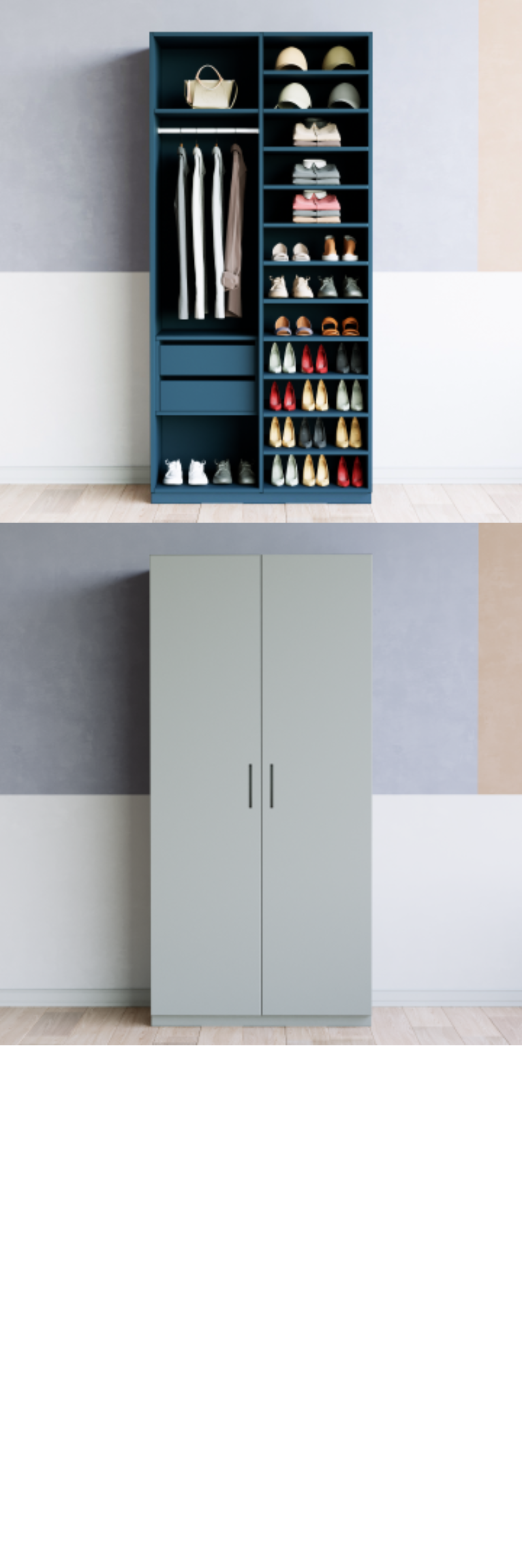 Kleiderschrank (K+K) - Prices from 1500.00 to 1599.00