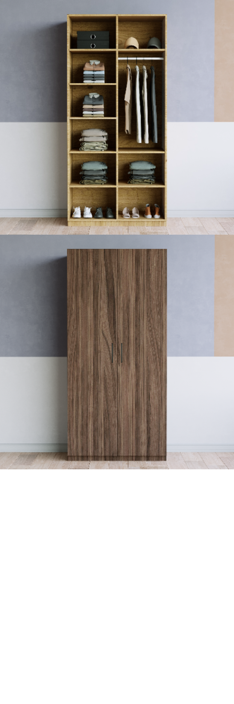 Kleiderschrank (K+K) - Prices from 1000.00 to 1099.00