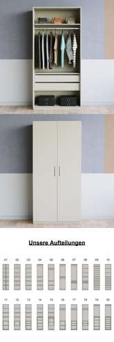 Kleiderschrank (G) - Prices from 1500.00 to 1599.00