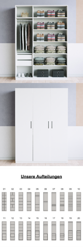 Kleiderschrank (K+G) - Prices from 1600.00 to 1699.00