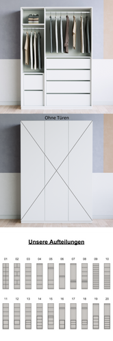 Kleiderschrank (K+G) - Prices from 2300.00 to 2399.00