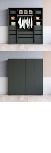 Kleiderschrank (K+G+K) - Prices from 3400.00 to 3499.00