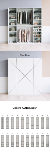 Kleiderschrank (K+G+K) - Prices from 1000.00 to 1099.00