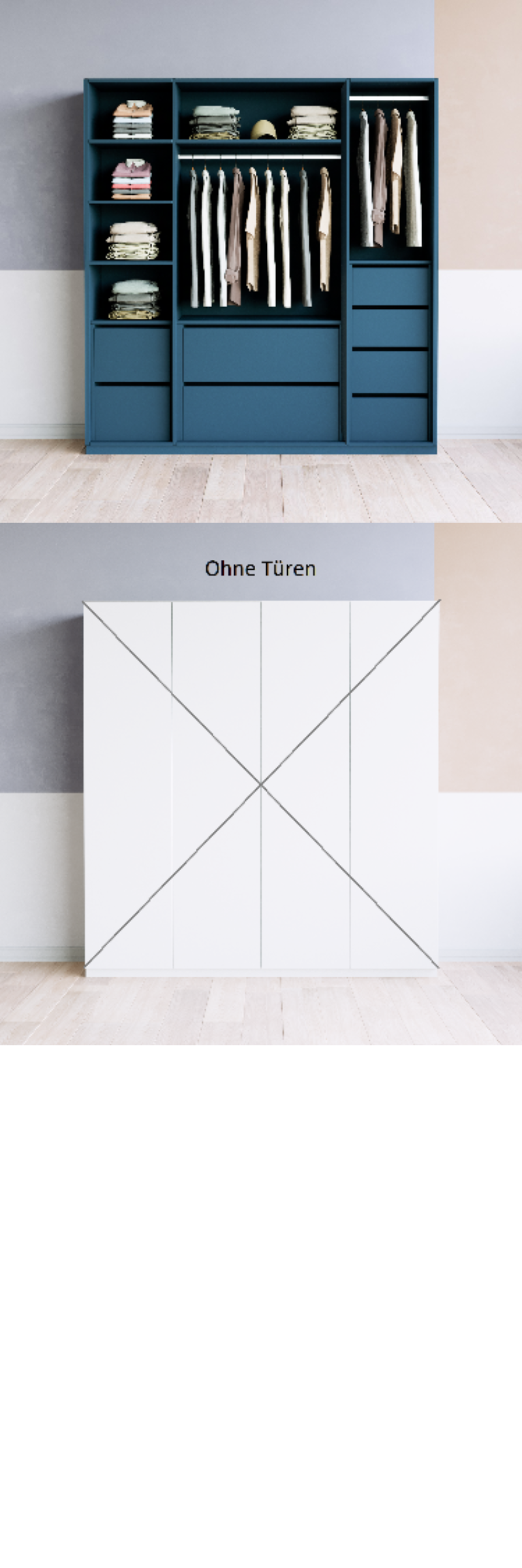 Kleiderschrank (K+G+K) - Prices from 2800.00 to 2899.00