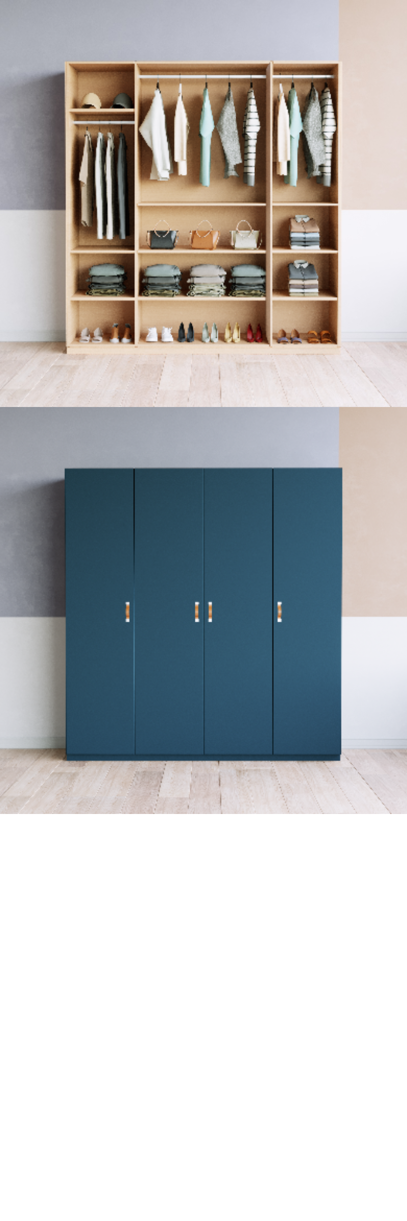 Kleiderschrank (K+G+K) - Prices from 5600.00 to 5699.00