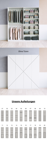 Kleiderschrank (G+G) - Prices from 1000.00 to 1099.00