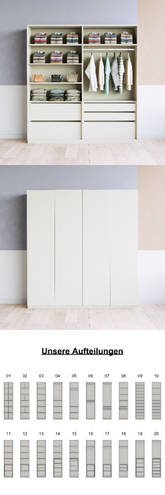 Kleiderschrank (G+G) - Prices from 2200.00 to 2299.00