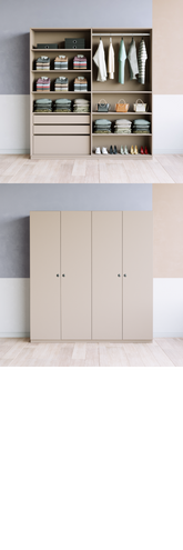 Kleiderschrank (G+G) - Prices from 1800.00 to 1899.00