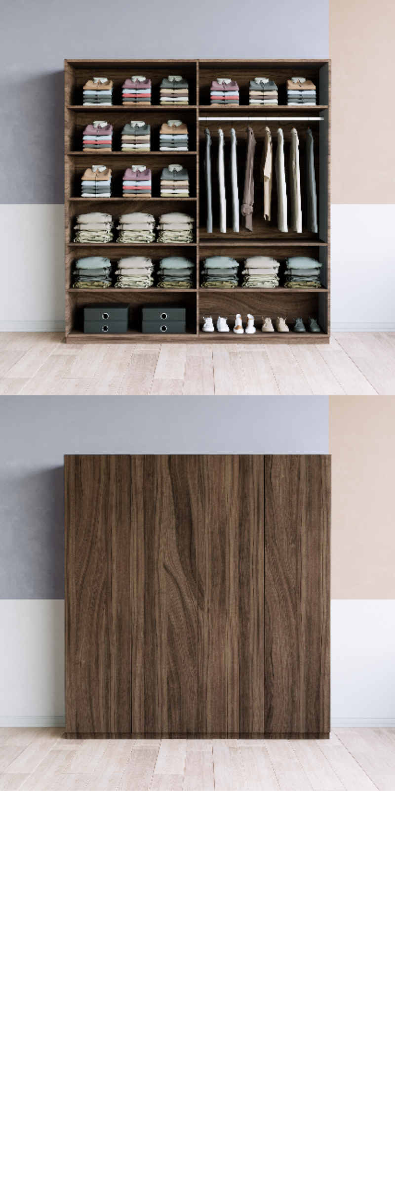 Kleiderschrank (G+G) - Prices from 1100.00 to 1199.00